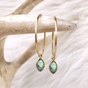 Labradorite Earrings